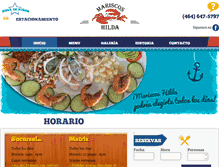 Tablet Screenshot of mariscoshilda.com